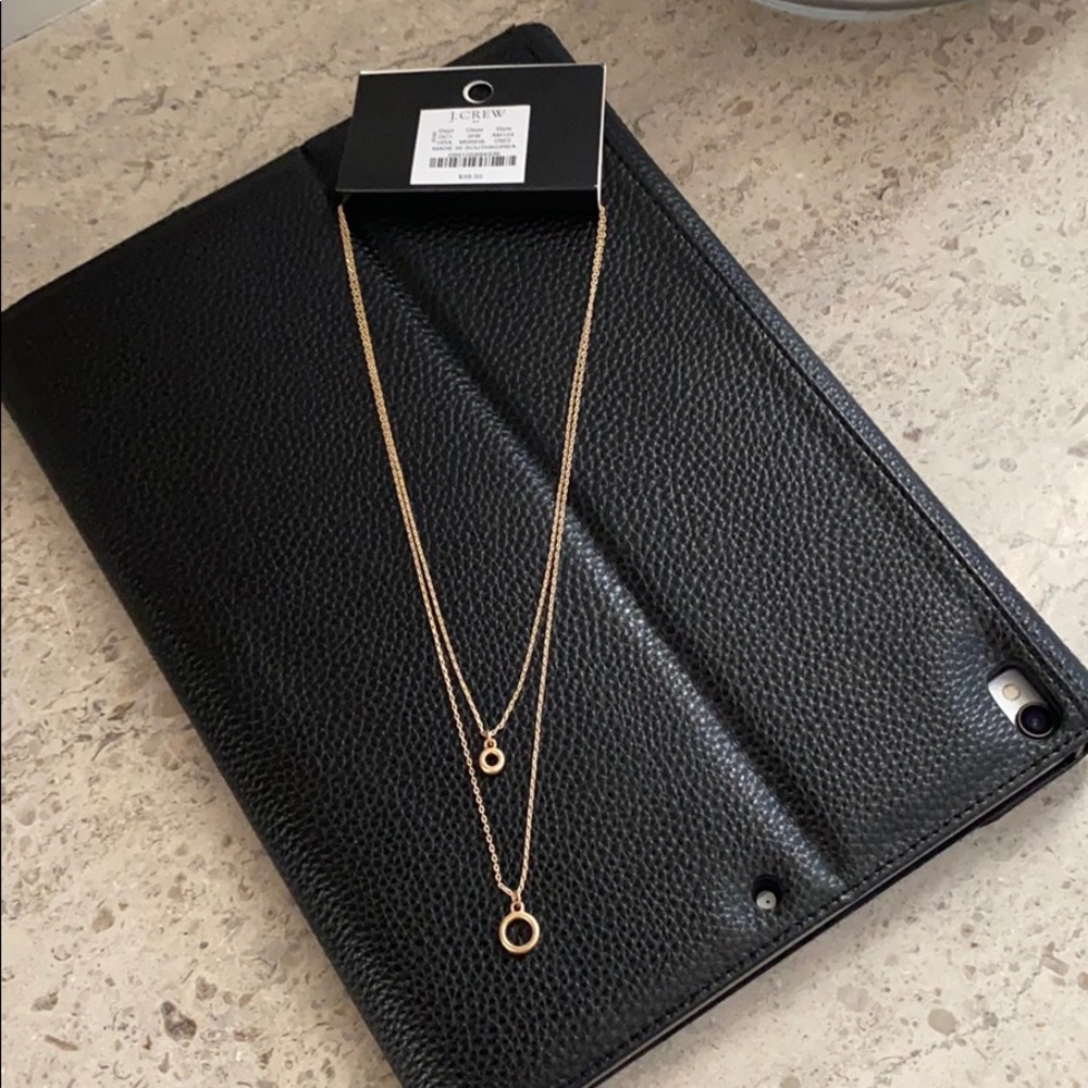 LAST ONE:  J. Crew circle layering necklace. - Picture 6 of 9